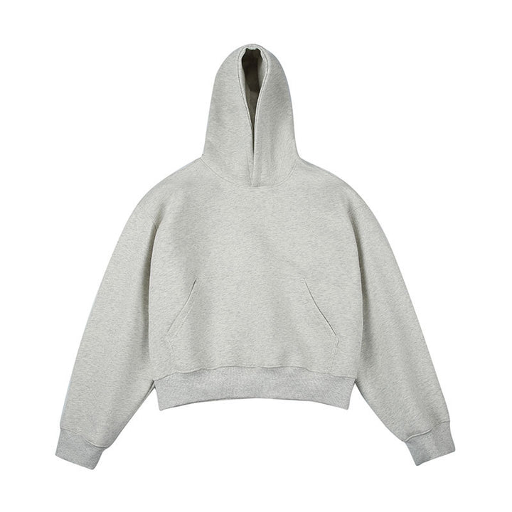 Unisex Kastiger cropped hoodie with kangaroo pocket and ribbed hem Mune Fashion