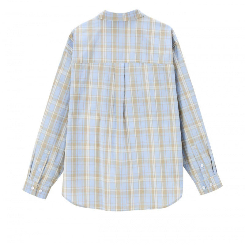 Unisex Boxy-check overshirt with shirt collar and applied chest pocket Mune Fashion