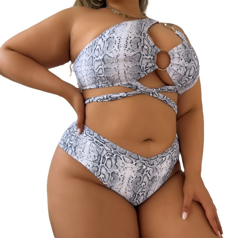 Women Asymmetrical Cut-Out Bikini Set Mune Fashion