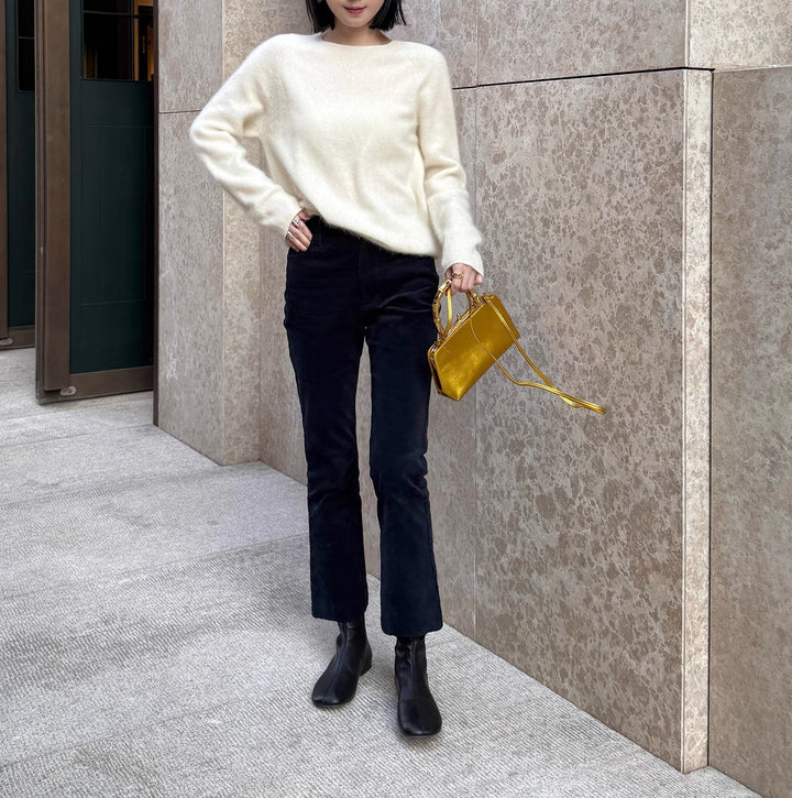 Womens Elegant, high-quality knitted sweater Drune