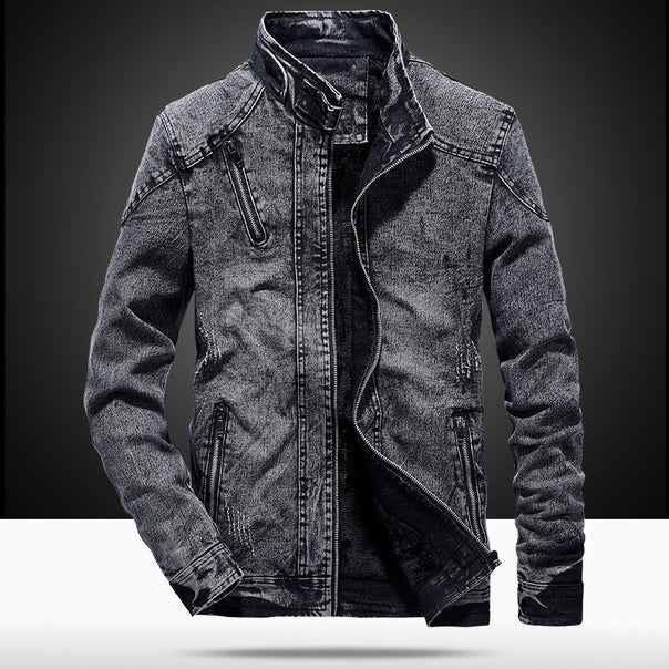 Men's Fashion Denim Jacket with Trendy Cut Mune Fashion