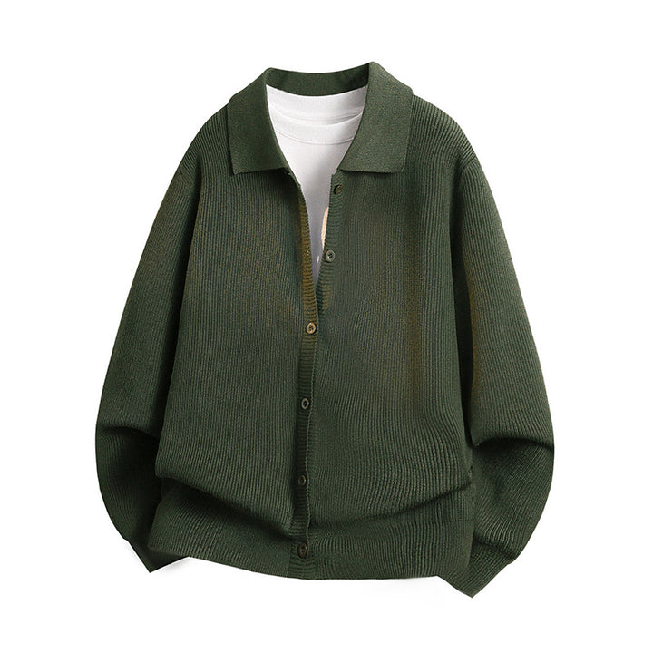 Women's Elegant Cardigan with Button Placket Mune Fashion