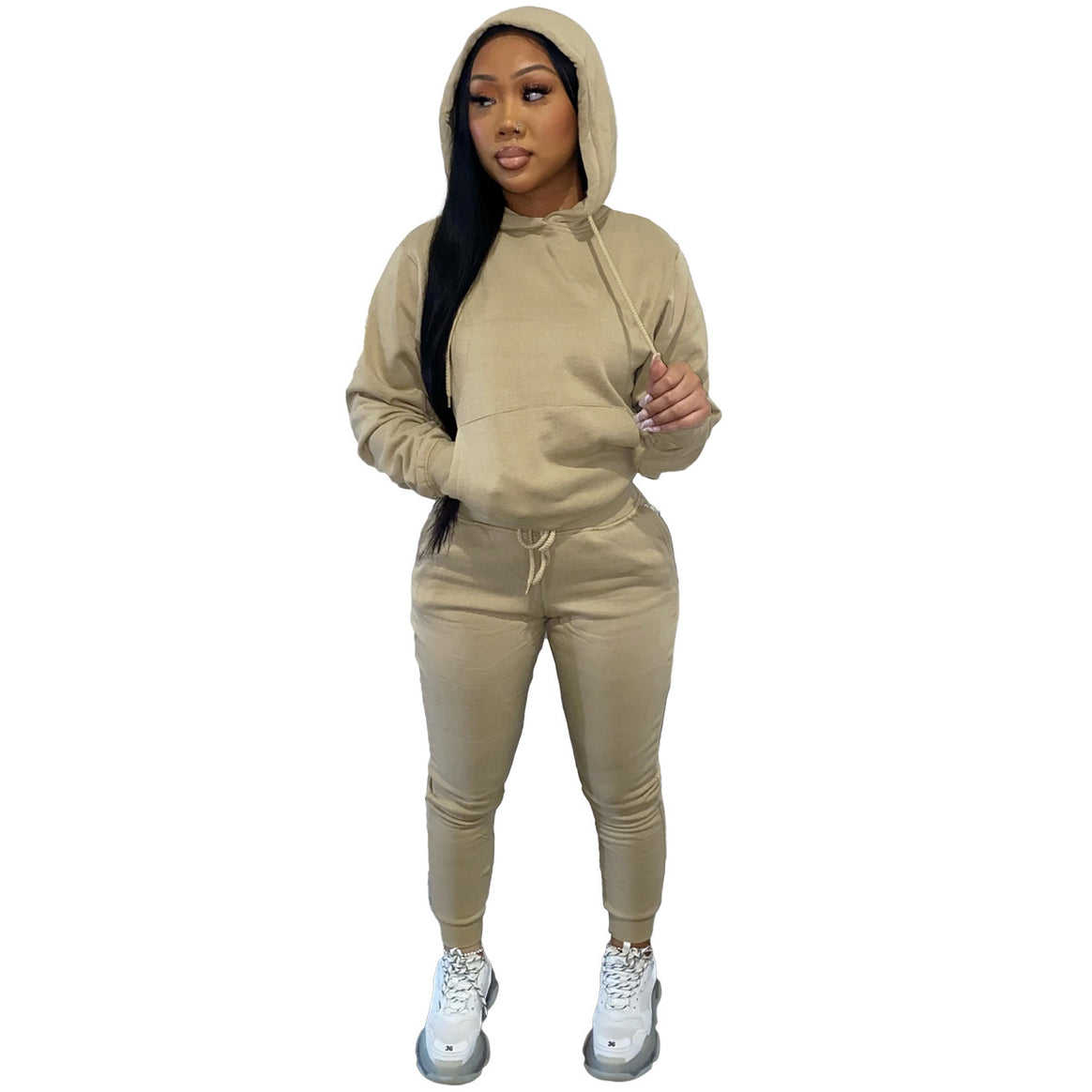 Unisex light oversized fleece pullover with brushed inner side, flat seams, and ribbed hem Mune Fashion