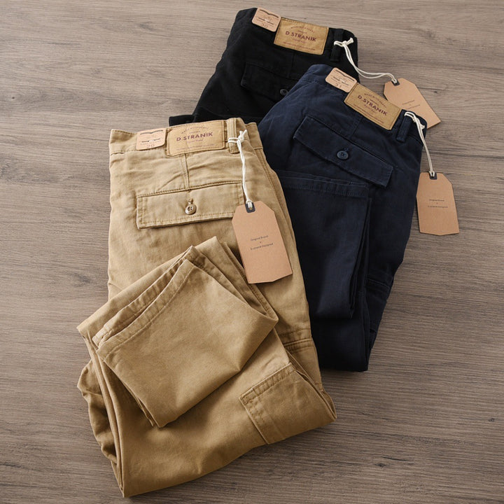 Men's Cargo Pants with Practical Side Pockets Mune Fashion