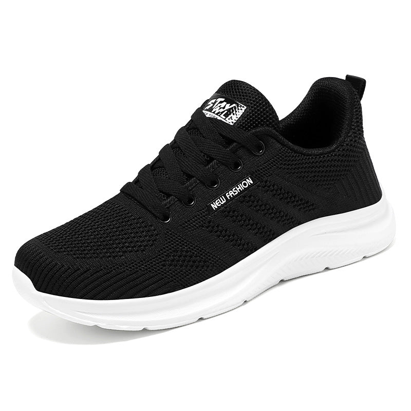 Women’s knitted lace-up sneaker with 3D knitted upper material, reinforced toe cap, and reactive EVA cushioning Mune Fashion
