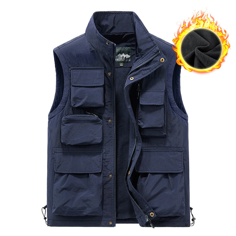 Men's Angler and Photography Vest with Versatile Pockets and Practical Closure Mune Fashion
