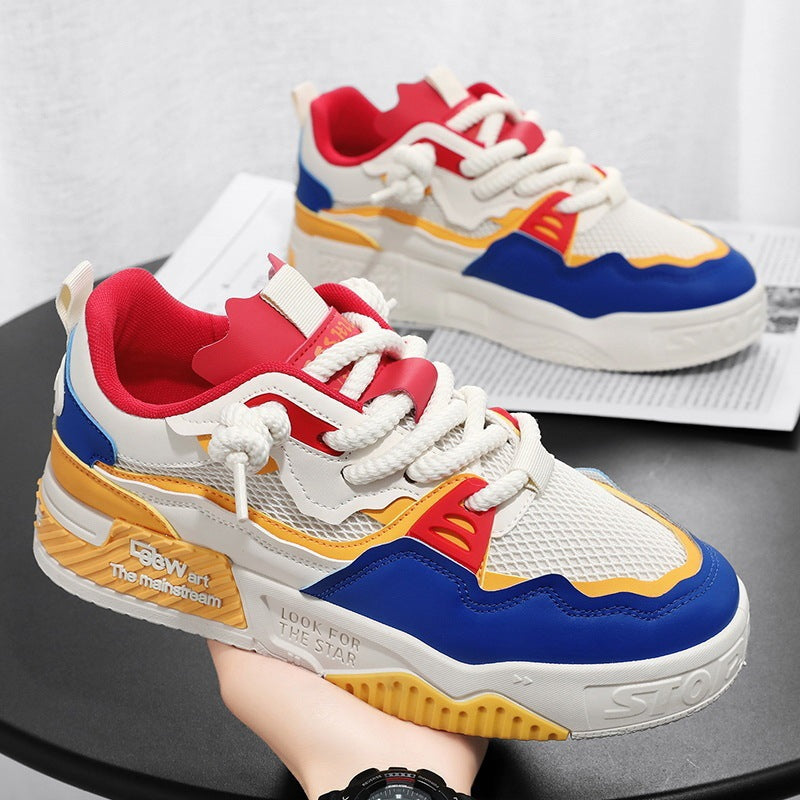 Men's Sporty Sneakers with Cushioned Sole Mune Fashion