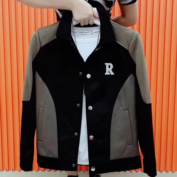 Men's Fashion Jacket with Pure Design Mune Fashion