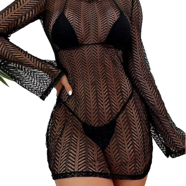 Women's Elegant Net Beach Dress Mune Fashion