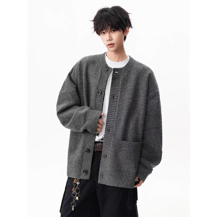 Men's Cozy Cardigan with Button Placket Mune Fashion