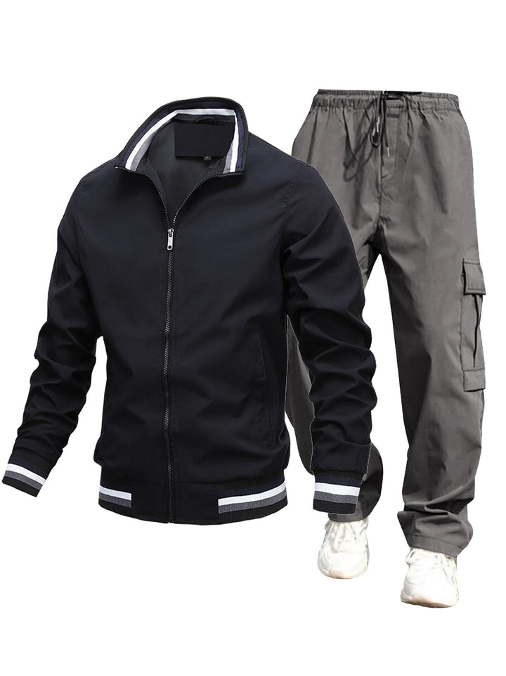 Men's Sports Jacket and Cargo Pants Mune Fashion