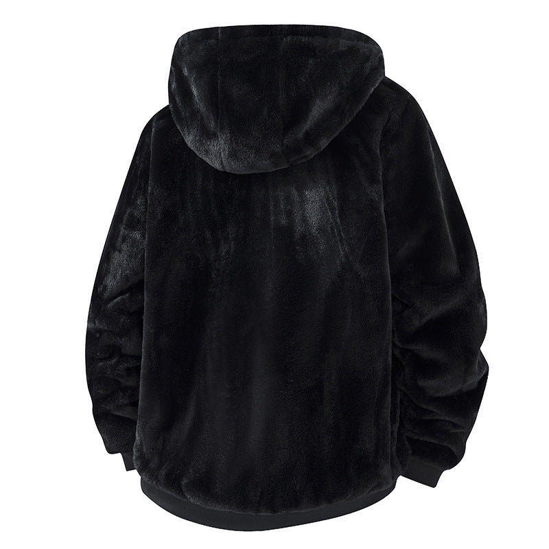 Men's Fleece Jacket with Hood Mune Fashion