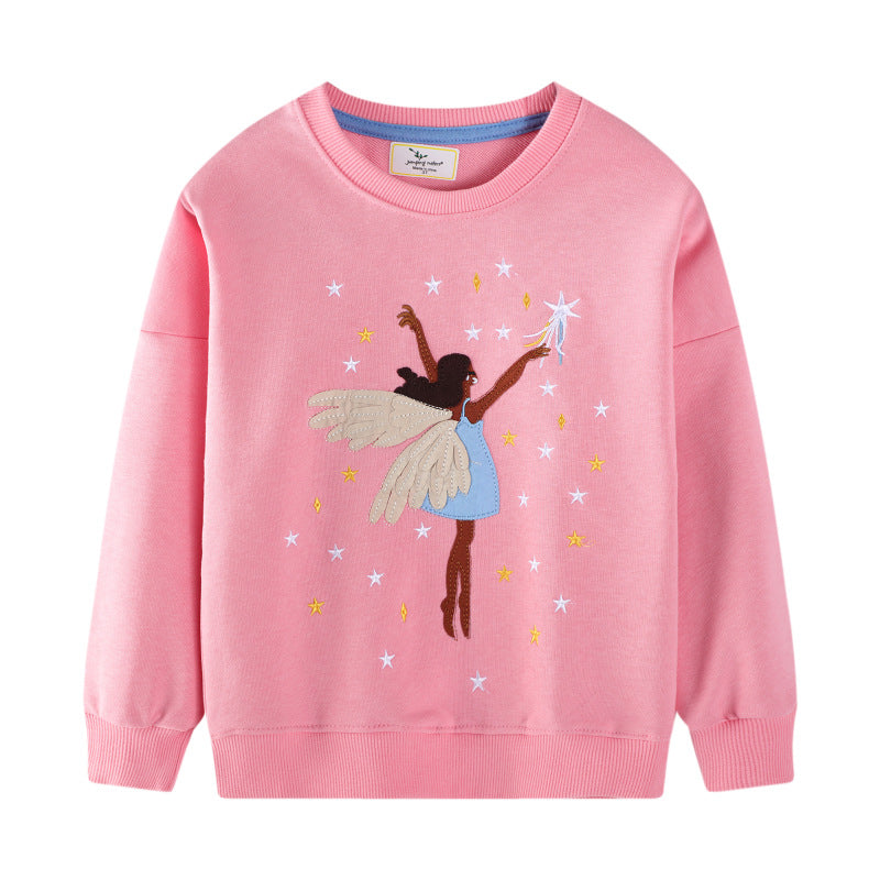 Girls sweatshirt with enchanting fairy design Mune Fashion