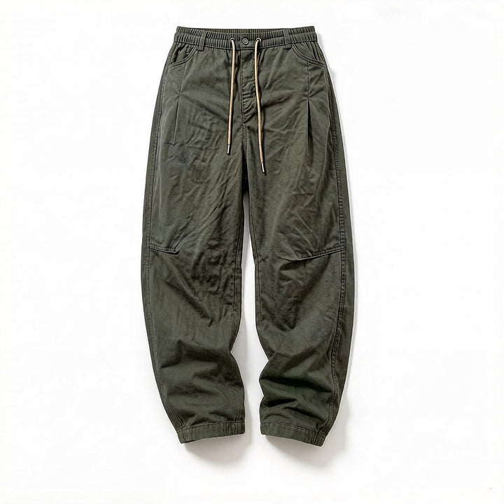 Men's Casual Relaxed Pants with Wide Legs Mune Fashion