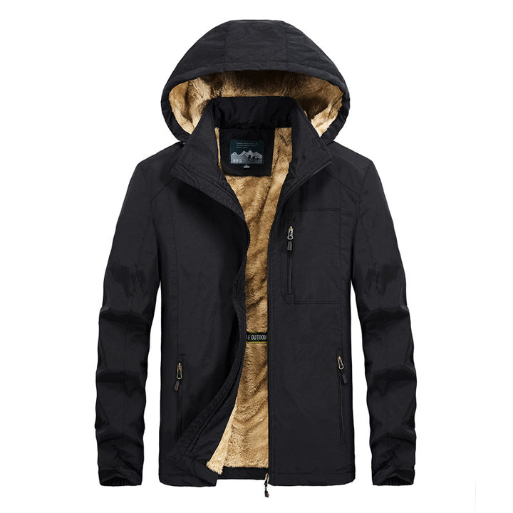 Men's Functional Outdoor Jacket with Warm Fleece Lining Mune Fashion
