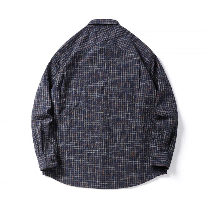 Men's Quilted Checkered Overshirt Jacket with Chest Pocket Mune Fashion