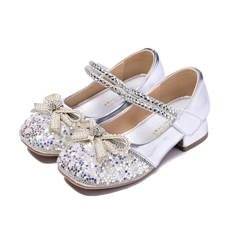 Ladies Glittering Ballet Shoes Mune Fashion