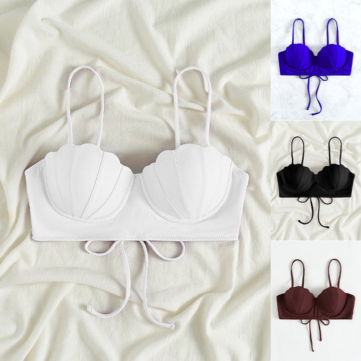 Women's bikini top with shell-shaped design and adjustable straps Mune Fashion