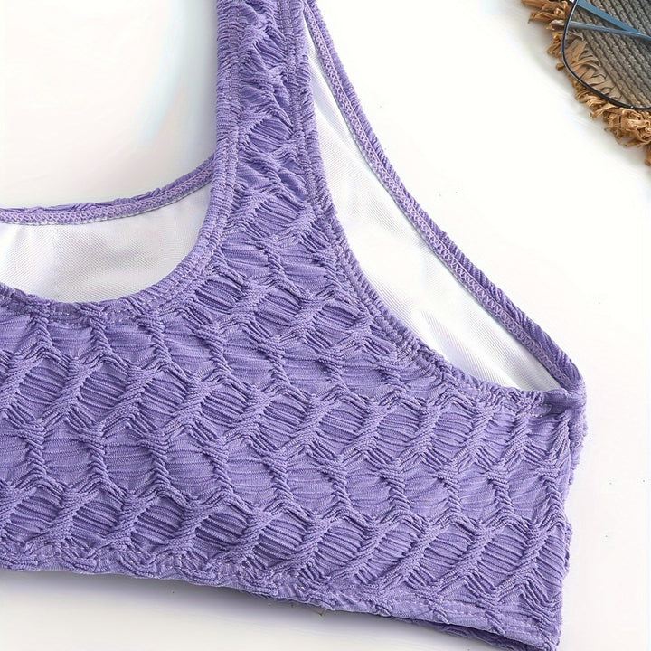 Women’s Sporty Bikini Set with Elastic Straps Mune Fashion