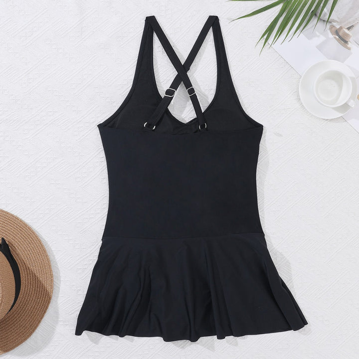 Ladies Refined Swimsuit with Wrap Skirt Mune Fashion