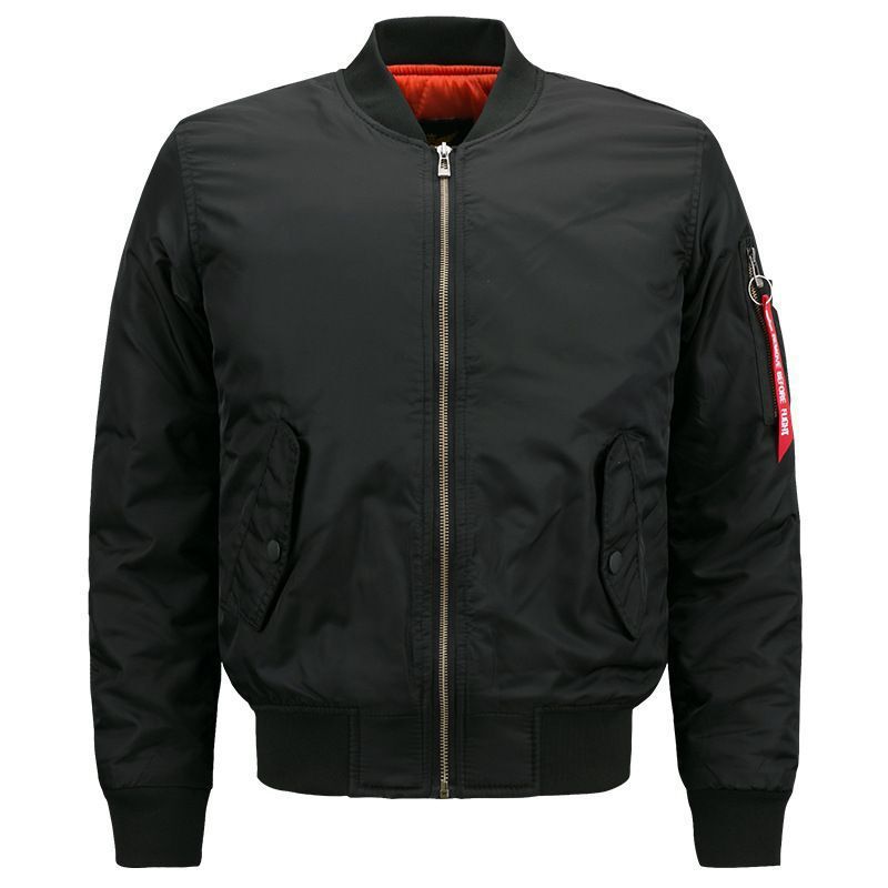 Men's windproof pilot bomber jacket with padded lining and arm pocket Mune Fashion