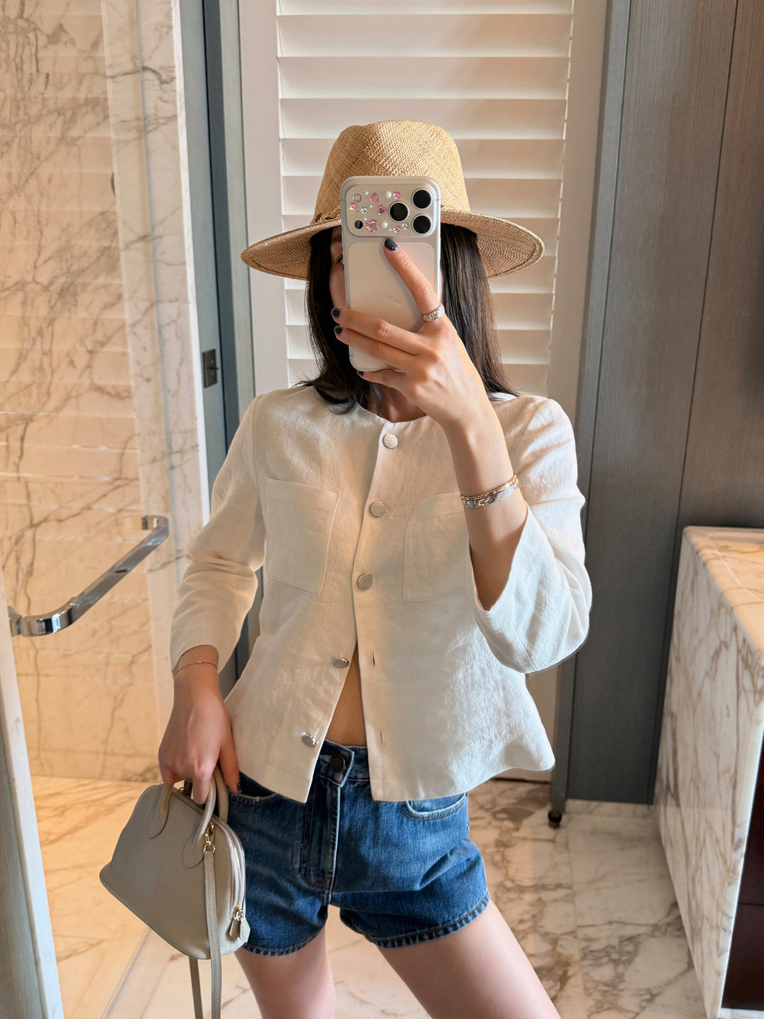 Ladies Elegant and Casual Linen Jacket Drune