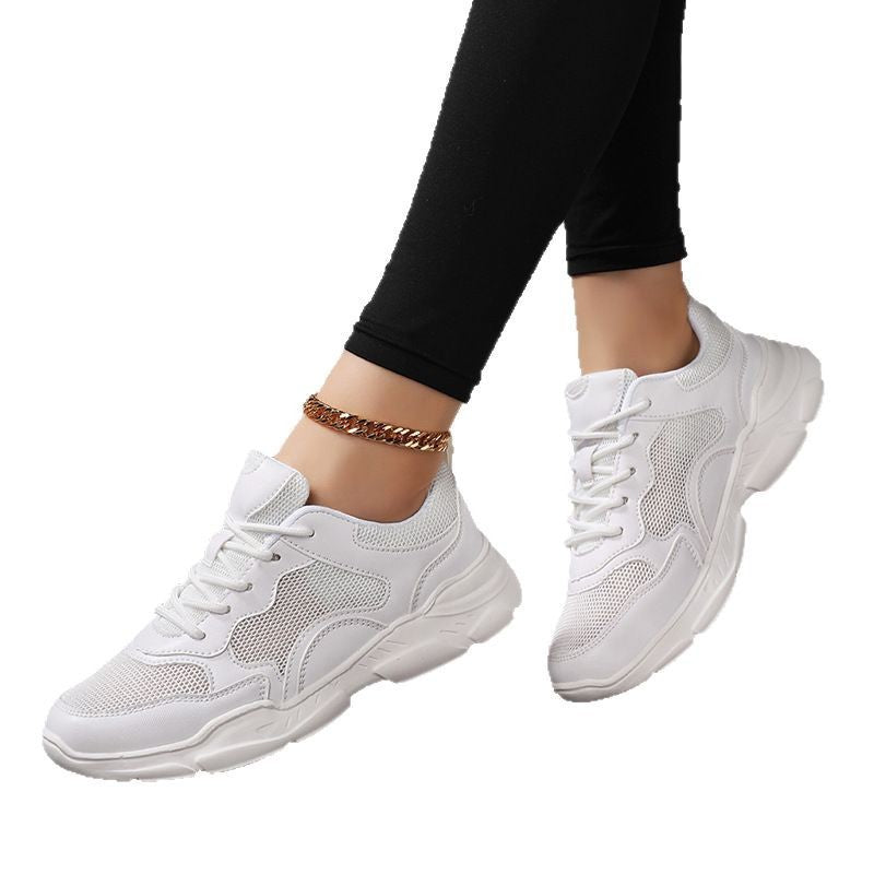 Women’s modern comfort sneakers in retro look with breathable mesh, padded heel, and contoured lightweight sole construction Mune Fashion
