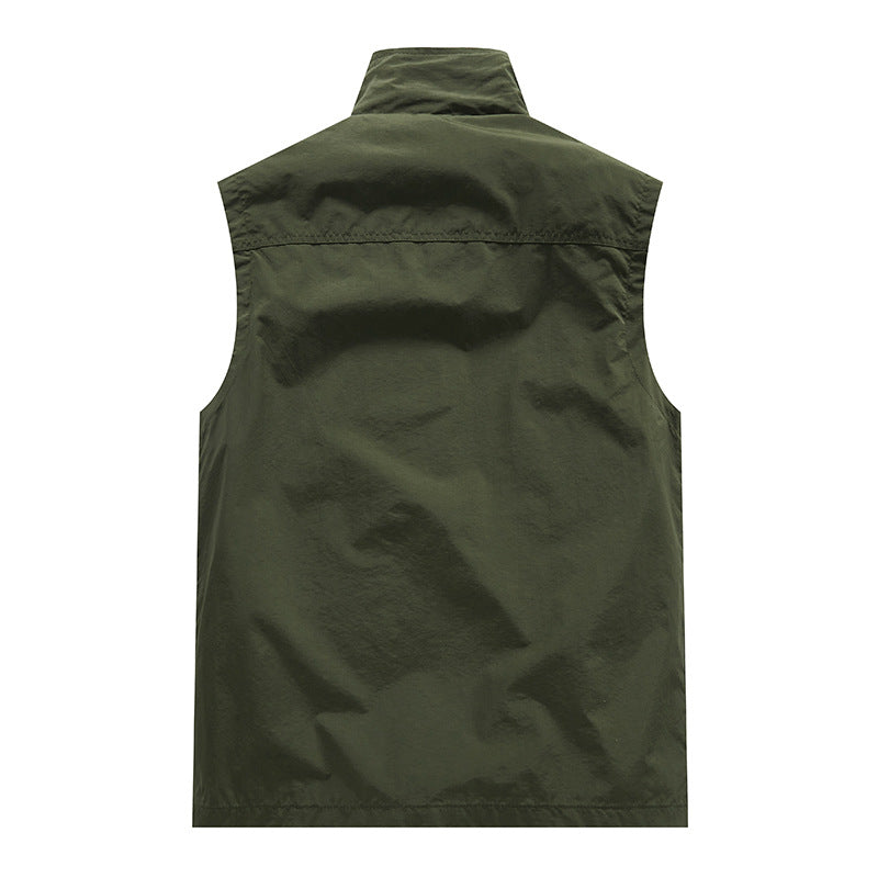 Men's lightweight windproof outdoor padded vest with zipper and breathable mesh lining Mune Fashion