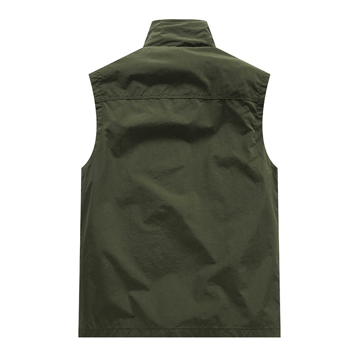 Men's lightweight windproof outdoor padded vest with zipper and breathable mesh lining Mune Fashion