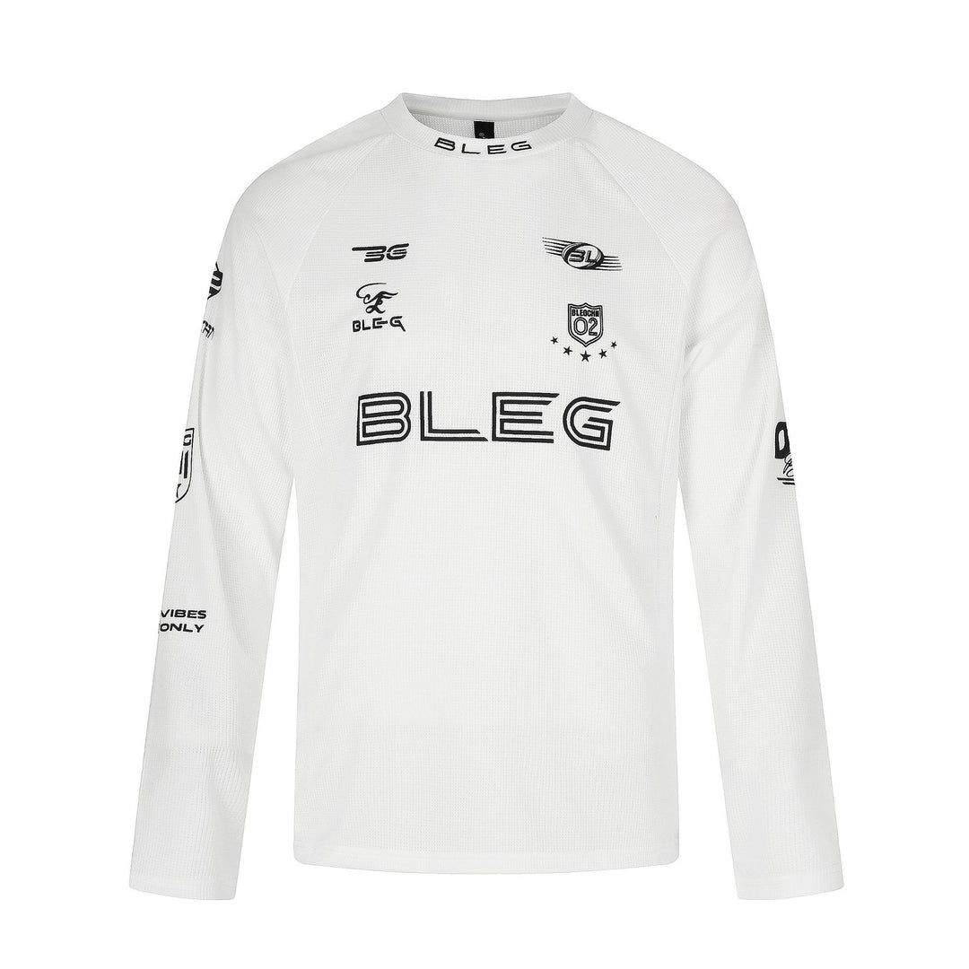 Unisex Lightweight Functional Long Sleeve Shirt with Raglan Sleeves and Breathable Waffle Texture Mune Fashion