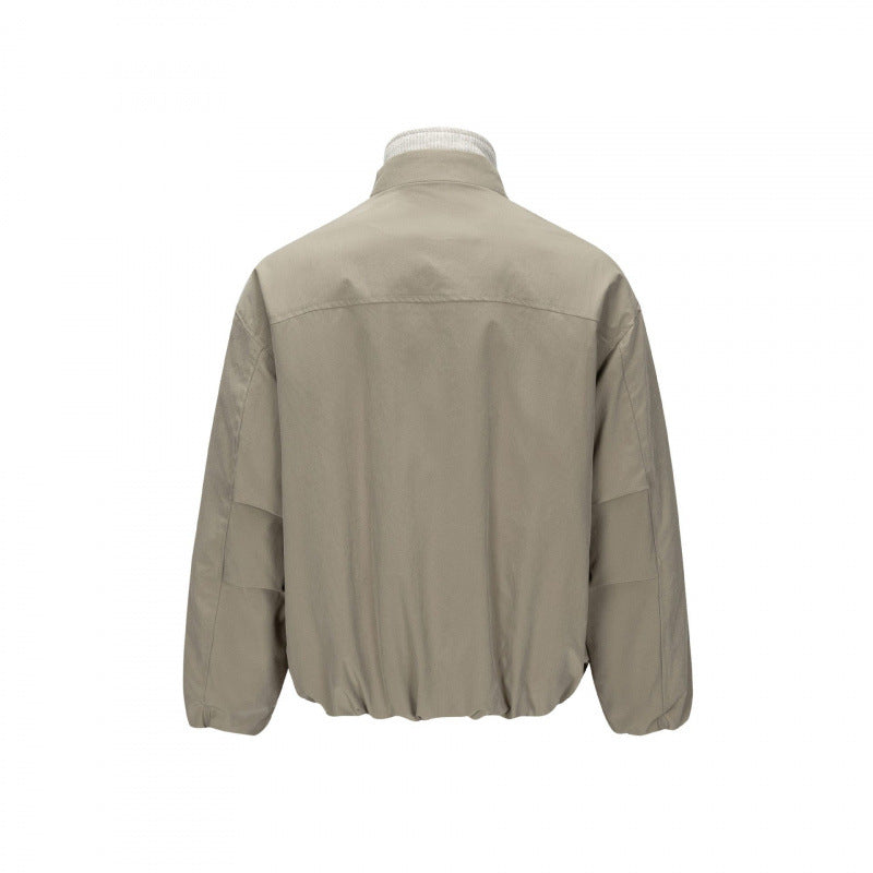 Men's ultralight tech blouson jacket with raglan sleeves, stand-up collar, and zip pockets Mune Fashion