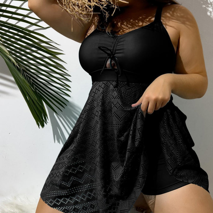 Women's Swimsuit with Fashionable Wrap Skirt Mune Fashion