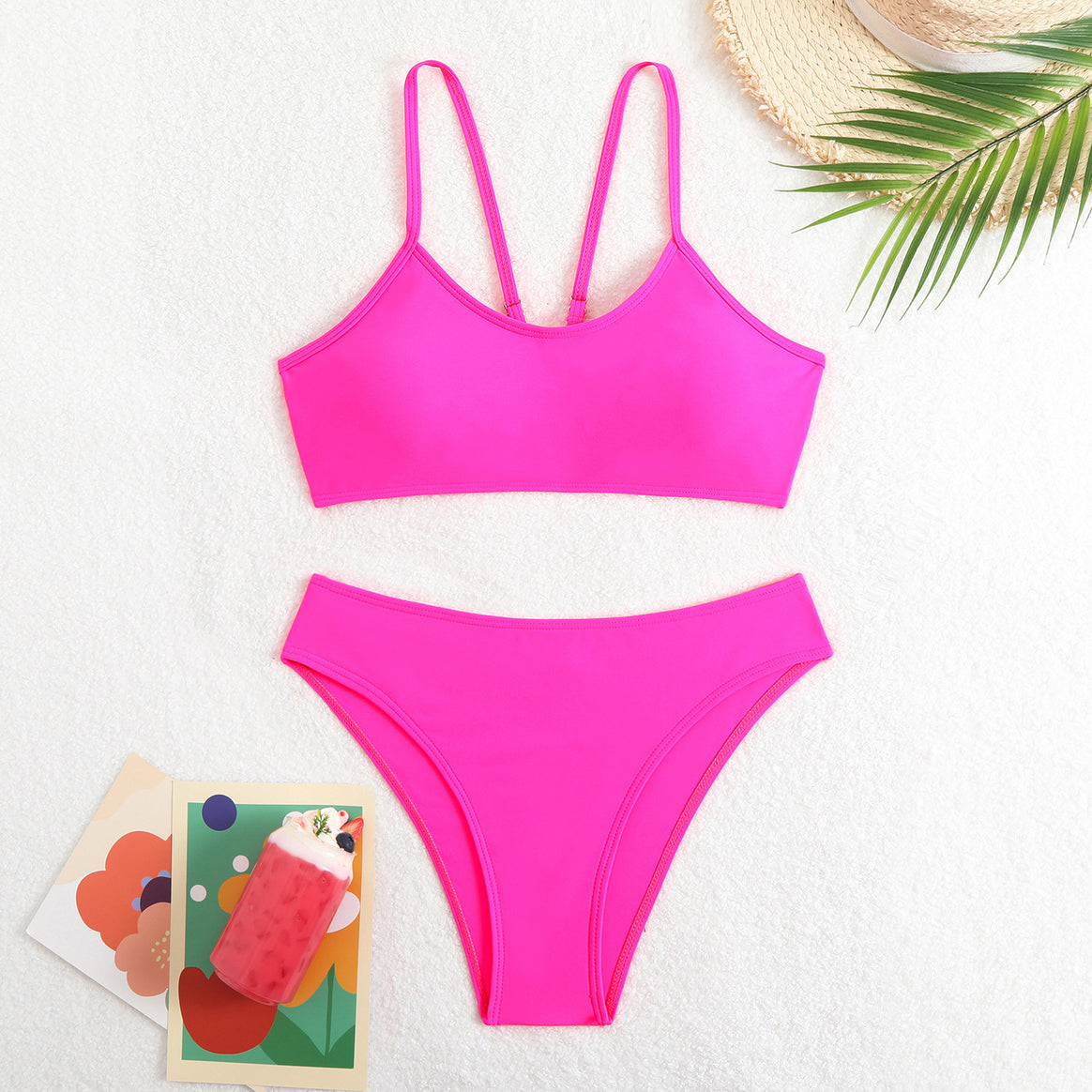 Women's bikini set with sporty cut and removable pads Mune Fashion