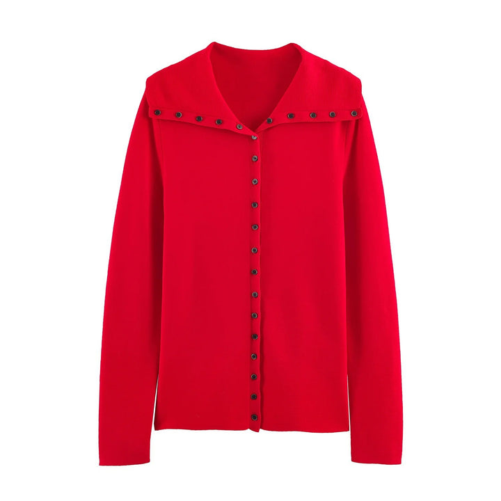 Women Lightweight Knit Bomber with Zipper, Balloon Sleeves and Gathered Hem Mune Fashion