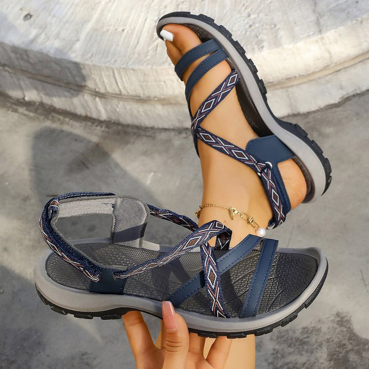 Women's outdoor trekking sandal with padded footbed and non-slip sole Mune Fashion