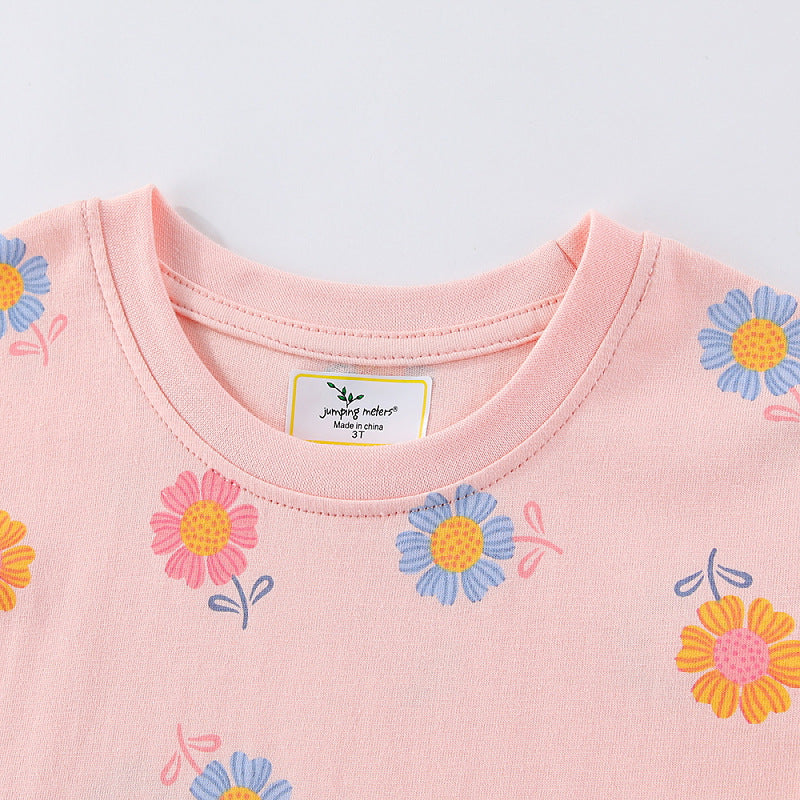 Girls summer dress with colorful flower pattern Mune Fashion