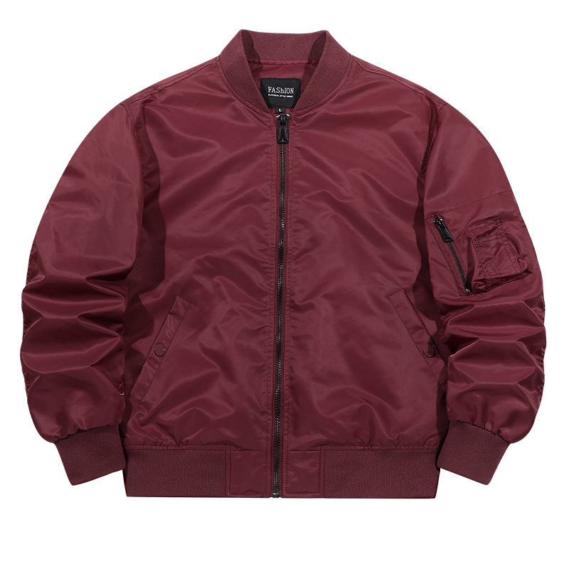Men's water-repellent bomber jacket with ribbed cuffs and utility arm pocket Mune Fashion