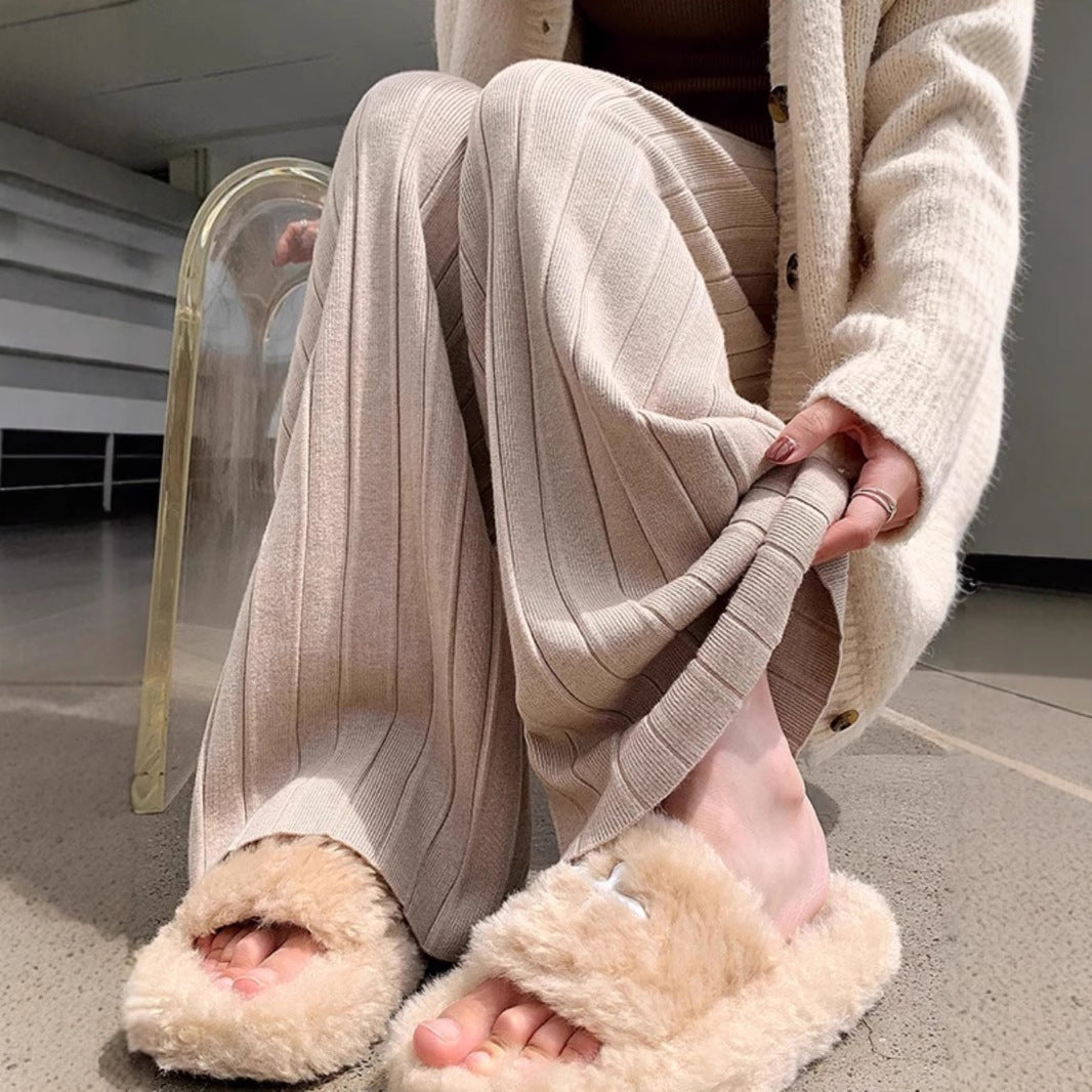Women's High-Quality and Comfortable Pleated Trousers Mune Fashion