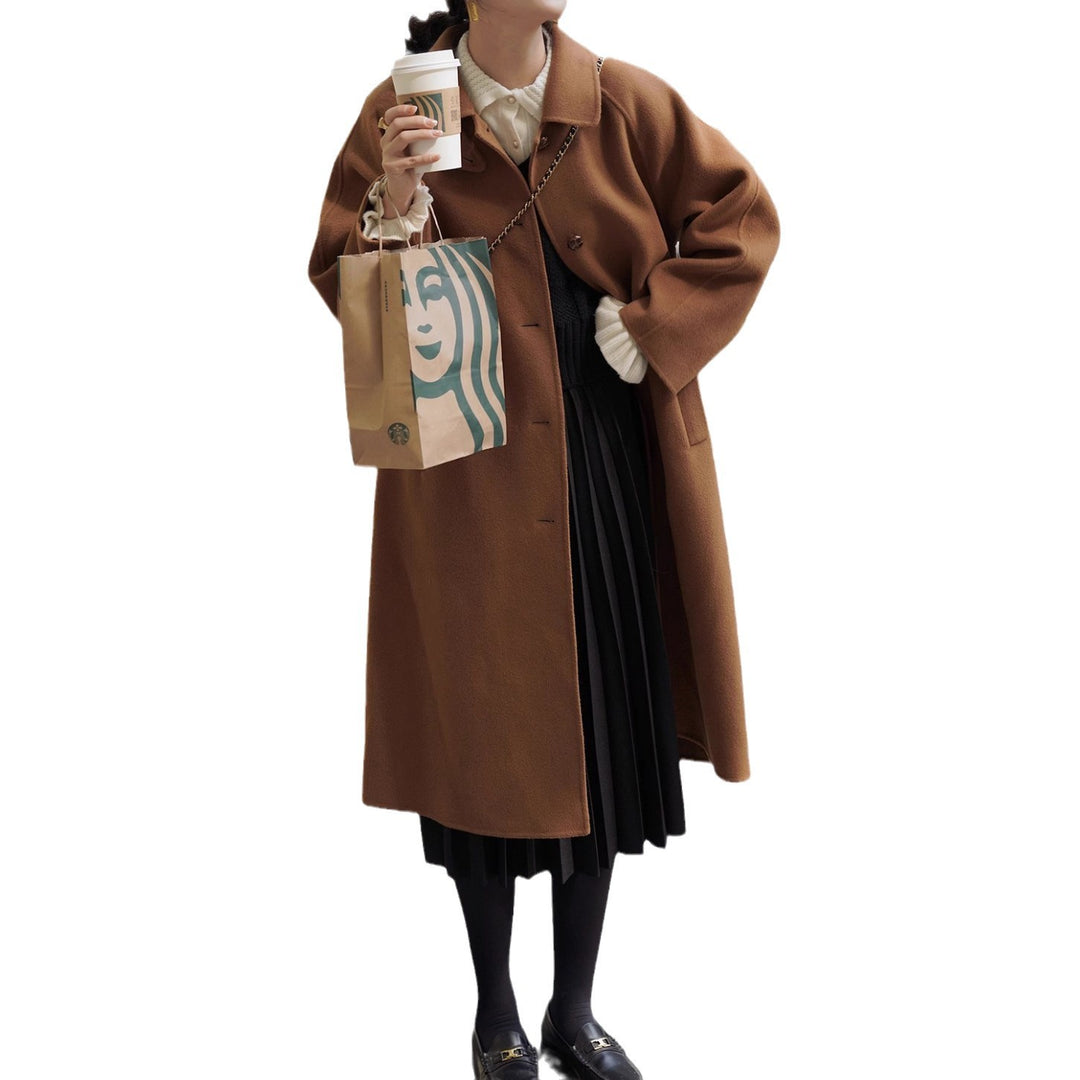 Women Fashionable Oversized Wool Jacket Mune Fashion