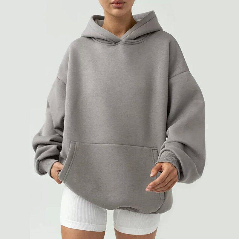 Women's Cozy Oversized Hoodie with Kangaroo Pocket Mune
