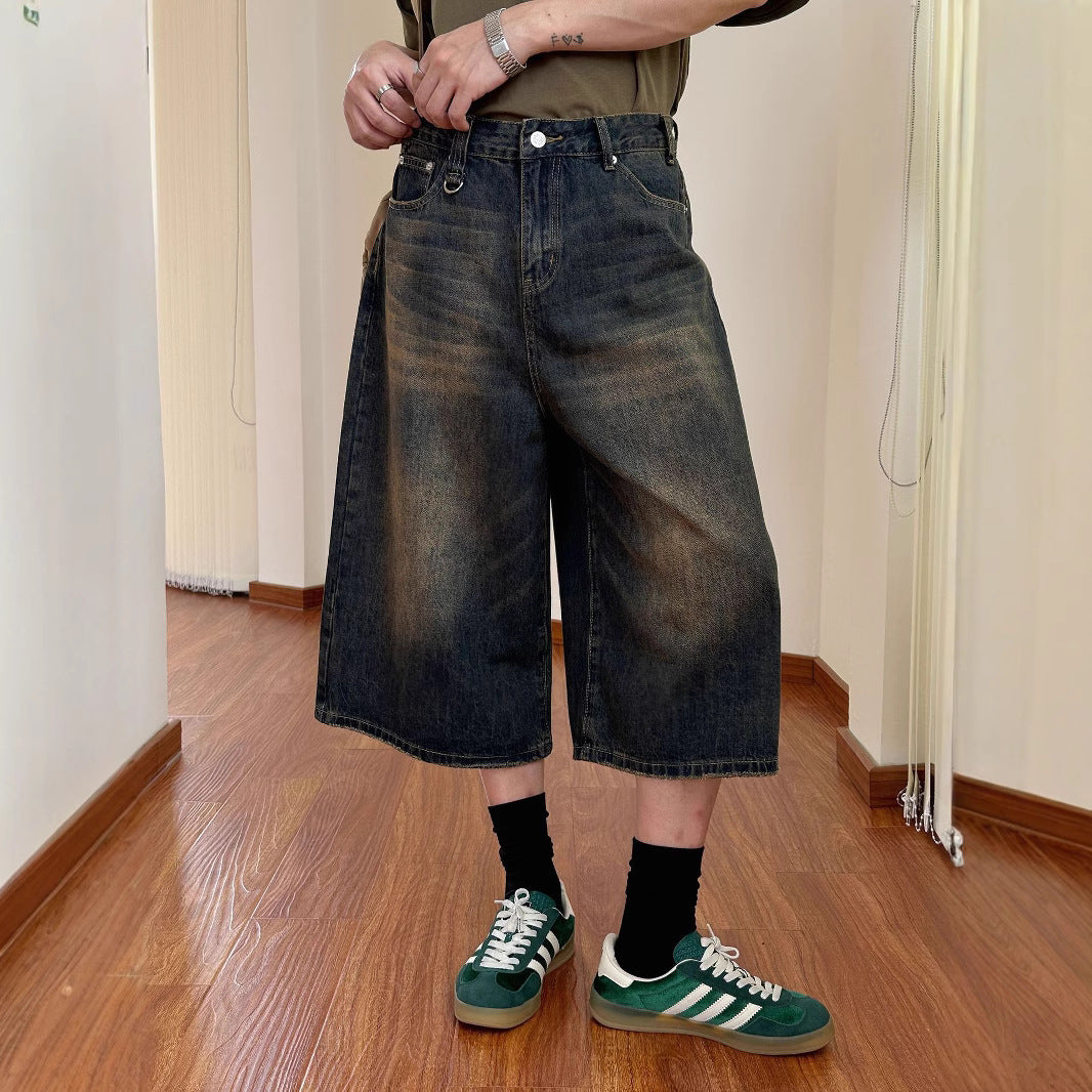 Women's Loose-Fitting Jeans Shorts Mune Fashion