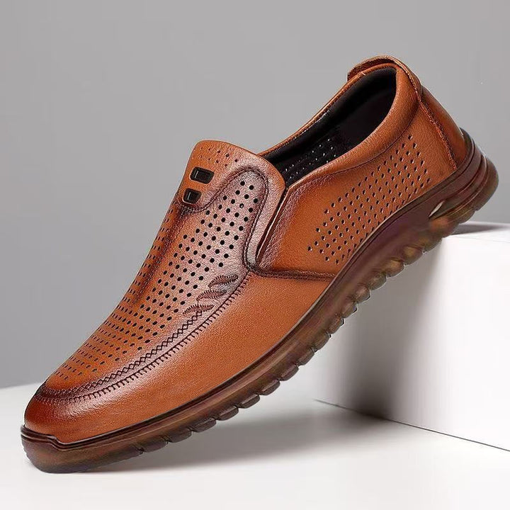 Men's Comfortable Leather Sneakers Mune Fashion