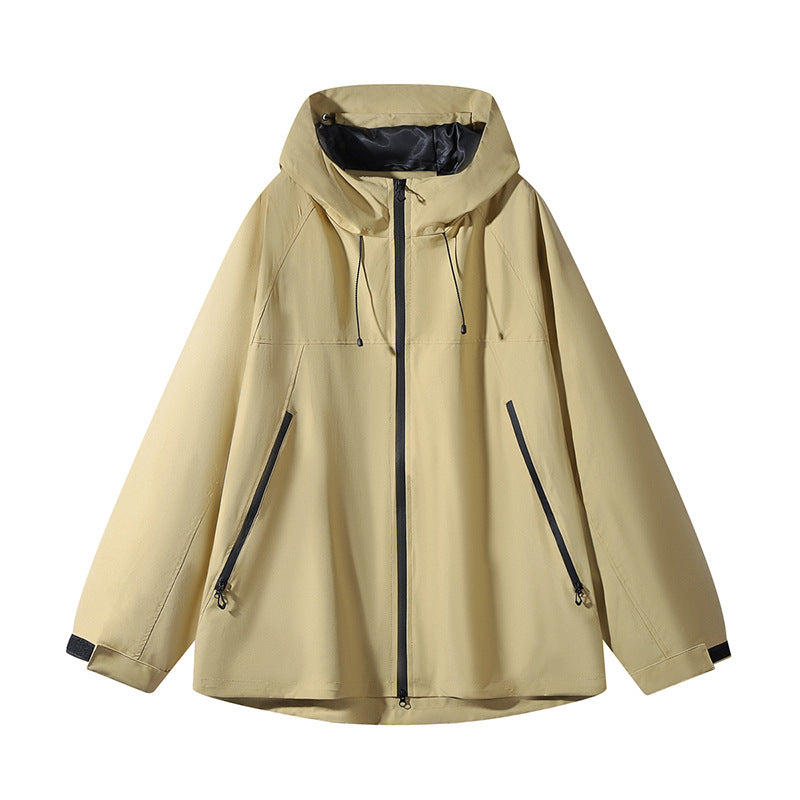 Unisex Water-repellent two-tone softshell jacket with hood Mune Fashion