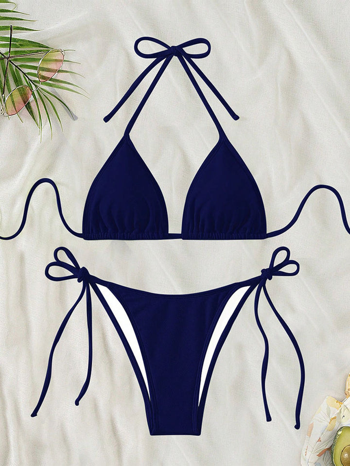 Women's Triangle Bikini Set Mune Fashion