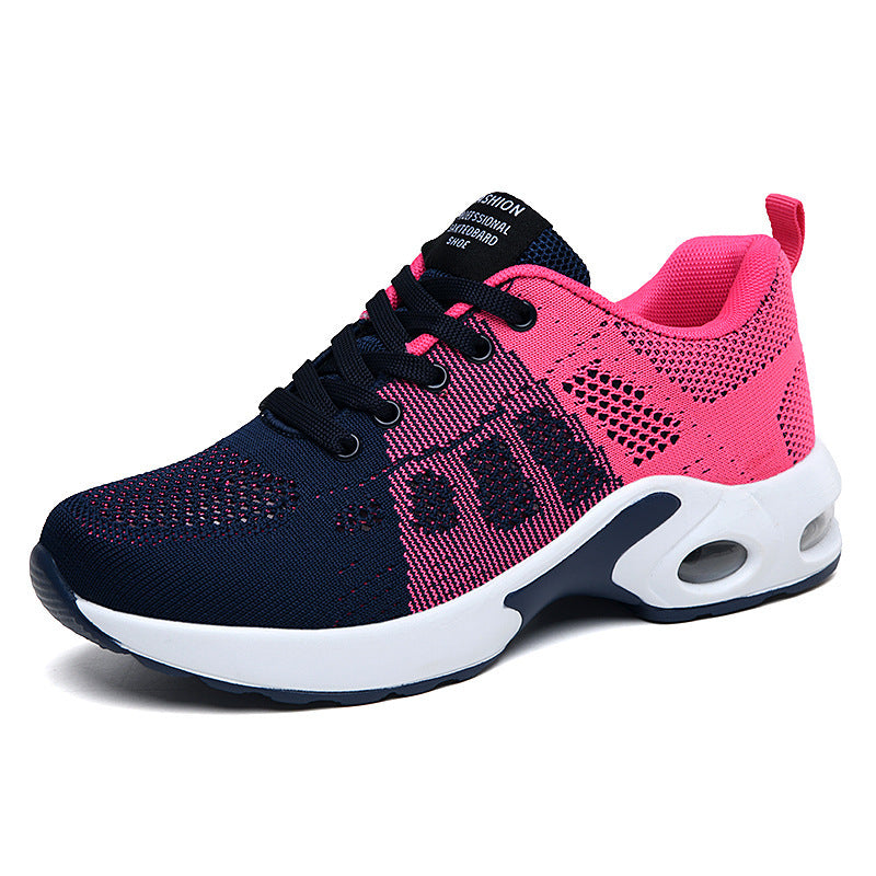 Women's breathable knit sneakers with air chamber midsole and padded entry Mune Fashion