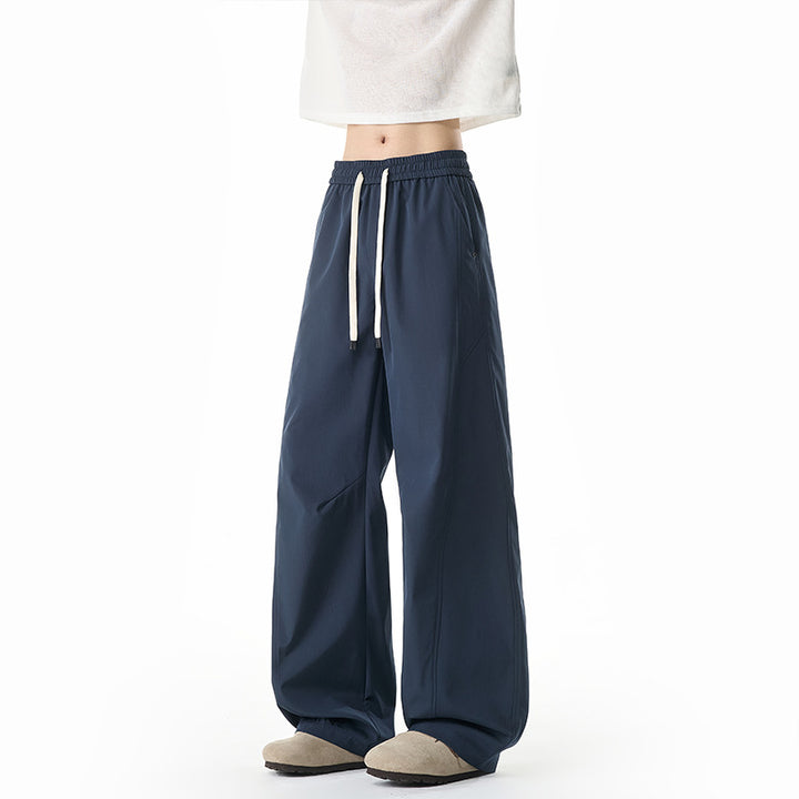 Ladies Comfortable and Loose Fabric Trousers Mune Fashion