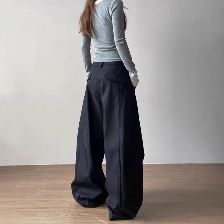 Women Plus Size Fabric Pants Mune Fashion