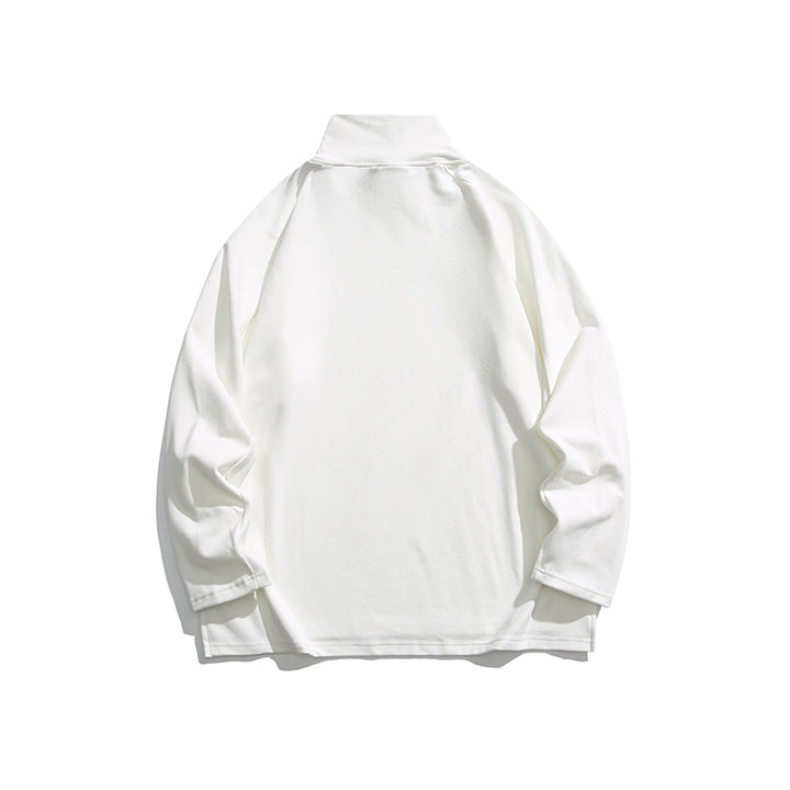 Unisex Oversize Roll Neck Sweatshirt made of soft cotton blend with raglan sleeves Mune Fashion