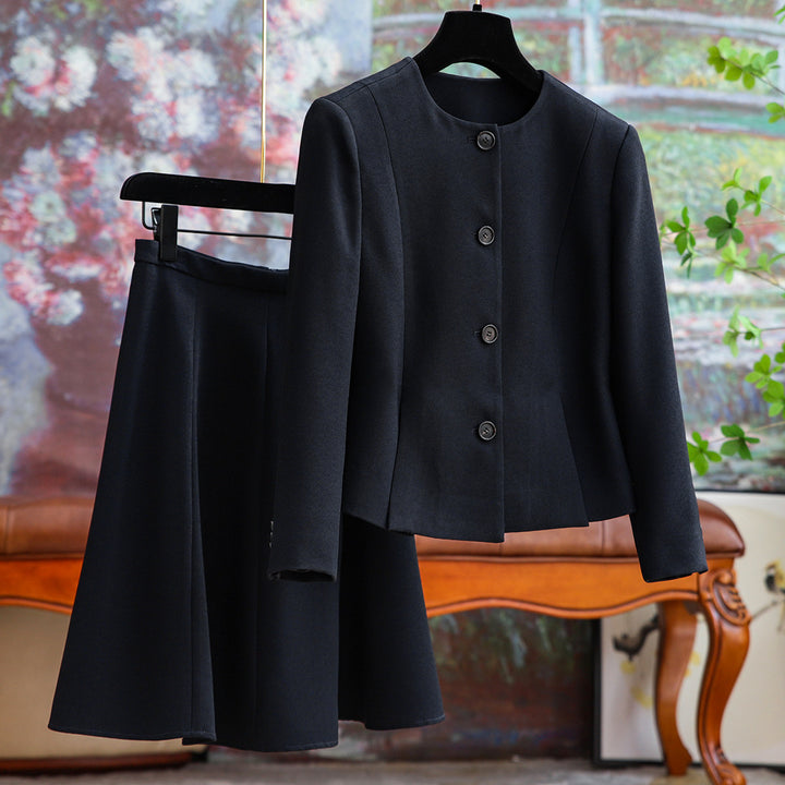 Ladies Elegant Blazer Set with Skirt Mune Fashion