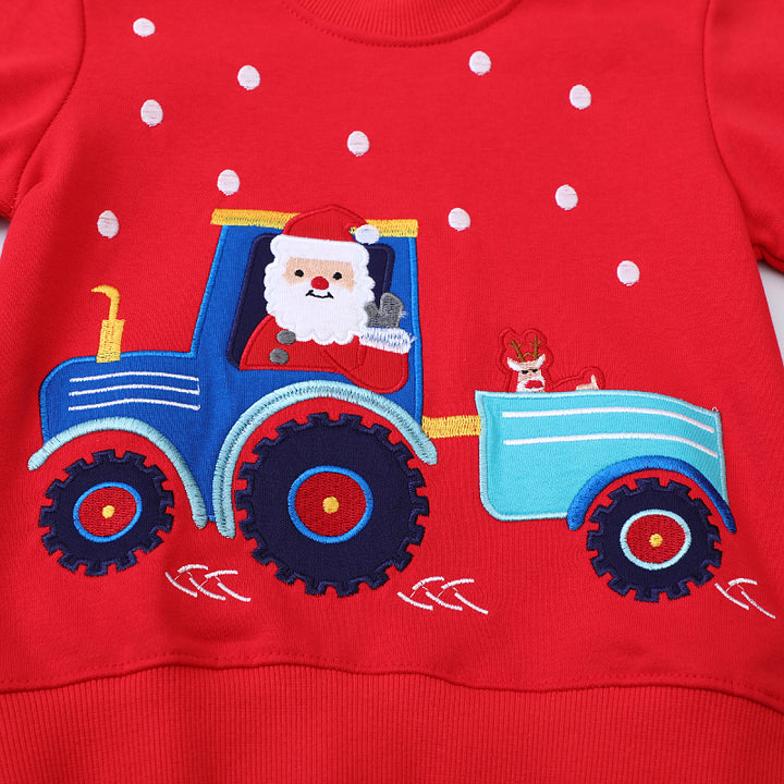 Kids Sweatshirt with cheerful tractor motif Mune Fashion